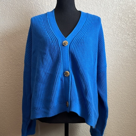 Whistles Mara knitted cardigan sweater size L - Picture 3 of 8